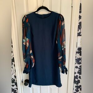 Forest Lily,Long Sleeve Dress puffy Sleeves,size XS,modern,chic,a line